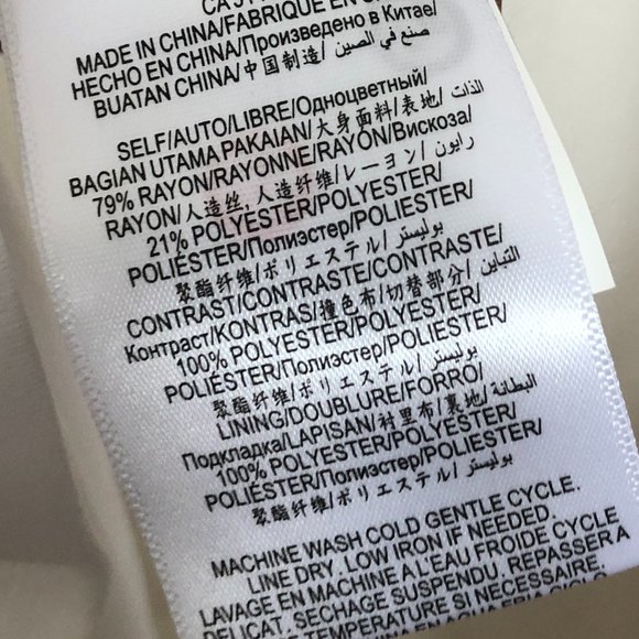 BCBGeneration White and Black Floral Dress - Picture 11 of 11